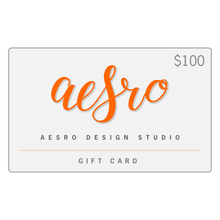Load image into Gallery viewer, Aesro Design e-Gift Card $100

