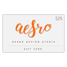 Load image into Gallery viewer, Aesro Design e-Gift Card $25
