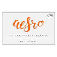 Load image into Gallery viewer, Aesro Design e-Gift Card $75
