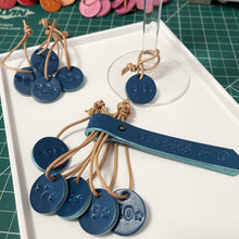 Load image into Gallery viewer, Star Wine Charms in Navy
